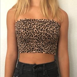 Leopard Print Crop Top